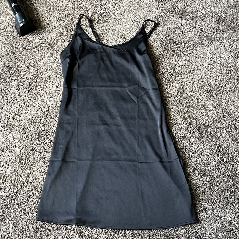 Black Slip Dress